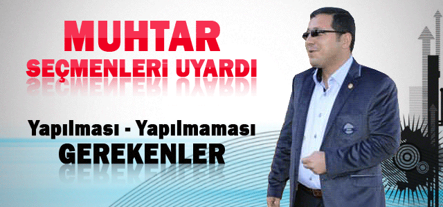 Hakan Şahiner, seçmenleri seçmen listeleri konusunda uyardı