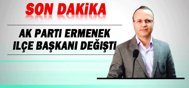 Mevlüt Sarıtaş Ermenek İlçe Başkanı oldu.