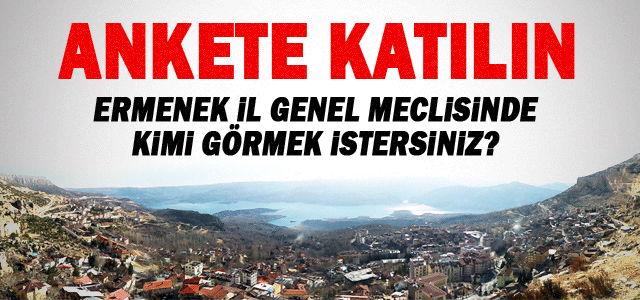 Ermenek Anketine Katılın