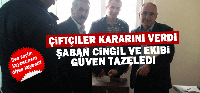 Şaban Cingil ve Ekibi Güven Tazeledi