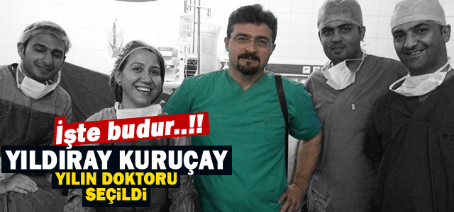 Yıldıray Kuruçay Yılın Doktoru Seçildi.