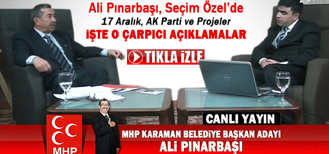 Ali Pınarbaşı Canlı Yayında Soruları Yanıtladı