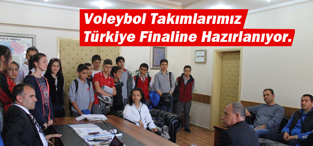 Voleybol Takımlarımız Türkiye Finaline Hazırlanıyor.