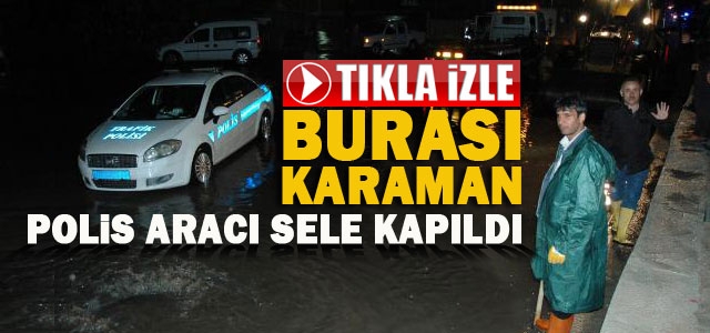 Sele Kapılan Polisler Camdan Kurtarıldı