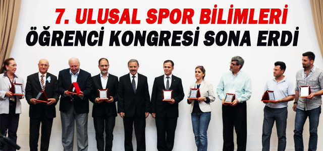 7. Ulusal Spor Bilimleri Öğrenci Kongresi Sona Erdi