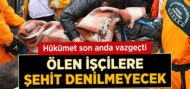 Maden Şehitlerine "Sivil Şehitlik" Ünvanı Verilmeyecek