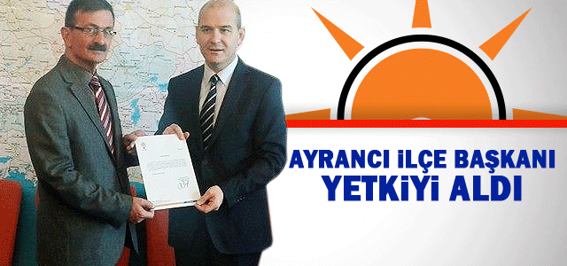 Ayrancıʹnın yeni başkanı atandı