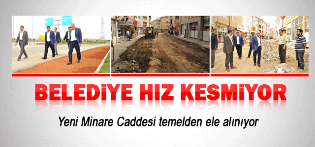 Belediye Çalışmalarda Hız Kesmiyor