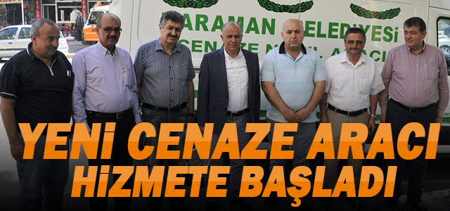 Belediye Yeni Cenaze Aracını Hizmete Sundu