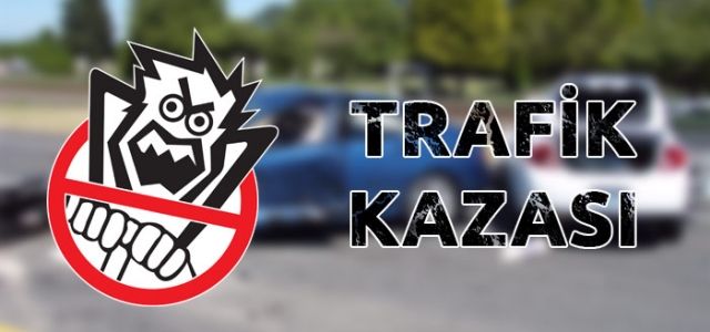 Trafik kazasında 2 kişi yaralanndı