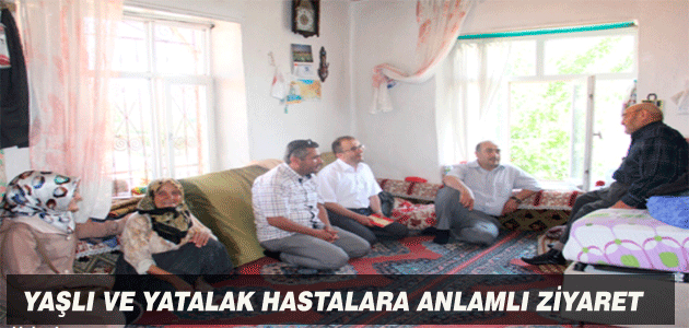 Müftülükʹten Yaşlı ve Yatalak Hastalara Ramazan Ziyareti