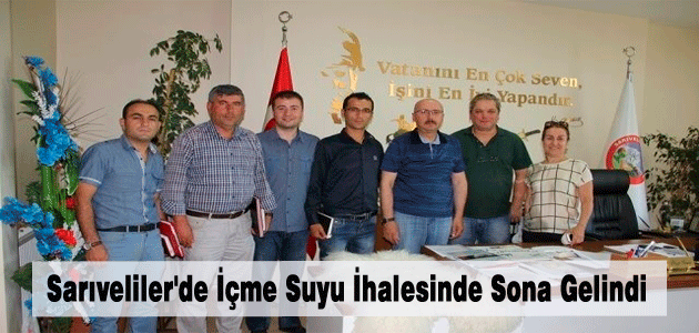 Sarıvelilerʹde İçme Suyu İhalesinde Sona Gelindi