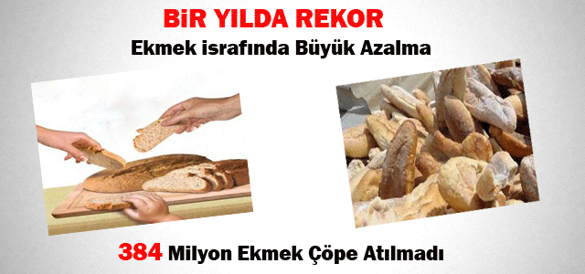 Ekmek İsrafında Büyük Azalma