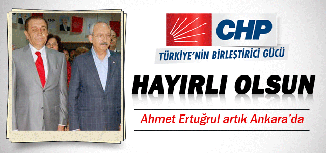 Ahmet Ertuğrul, CHPʹnin Parti Meclisine girdi