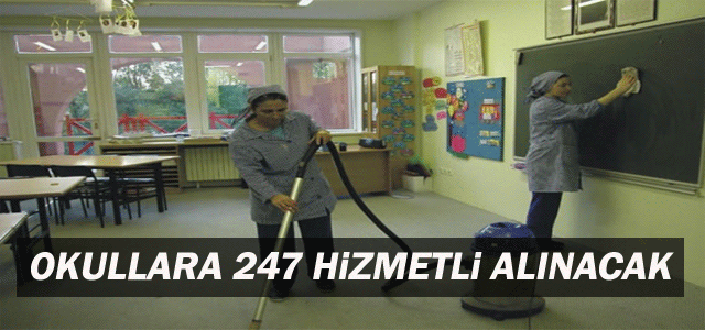 Okullara Hizmetli Alınacak