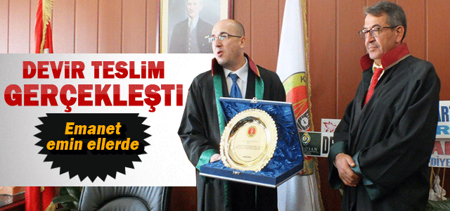 Karaman Barosunda Devir Teslim Gerçekleşti