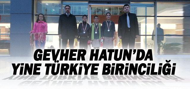 Gevher Hatundan yine Türkiye Birinciliği