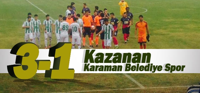 Kazanan Karaman Belediyespor Oldu