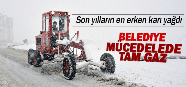 Belediye Karla Mücadele Ediyor