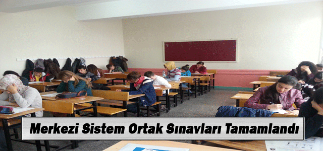 Merkezi Sistem Ortak Sınavları Tamamlandı‏