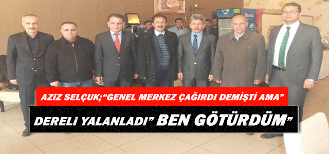Genel Merkez Değil Ben Davet Ettim.