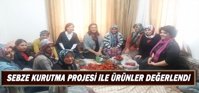 Sebze Kurutma Projemiz İle Ürünler Değerleniyor