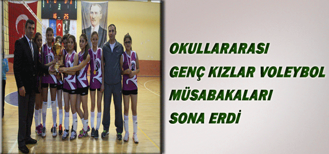 Okullararası Genç Kızlar Voleybol Müsabakaları Sona Erdi