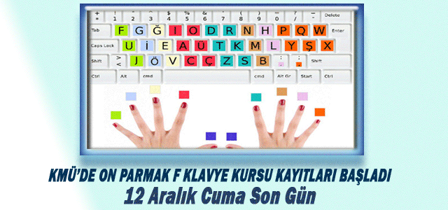 Kmü’de On Parmak F Klavye Kursu