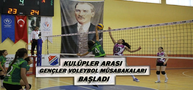 Kulüpler Arası Gençler Voleybol Müsabakaları Başladı