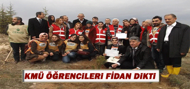 Kmü Öğrencileri Fidan Dikti