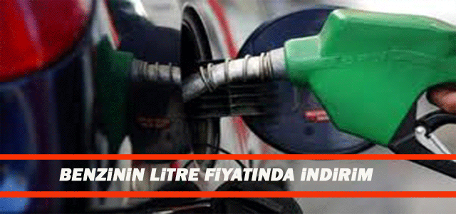 Benzinin fiyatlarında 8 kuruşluk indirim