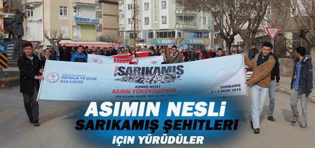 Asımın Nesli Karaman’da Sarıkamış Şehitleri İçin Yürüdü