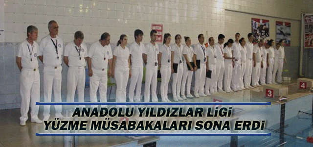 Anadolu Yıldızlar Ligi Yüzme Müsabakaları Sona Erdi