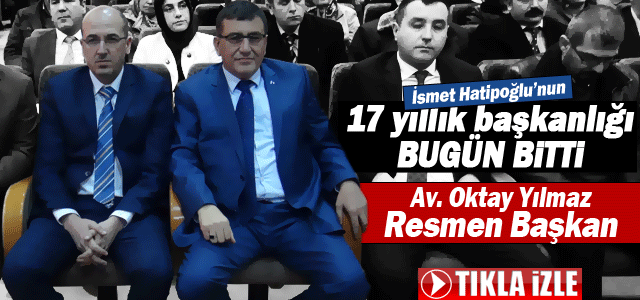 Av. Oktay Yılmaz Resmen MHP İl Başkanı oldu