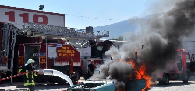 Akşehir’de 2014 Yılında Toplam 369 Yangına Müdahale Edildi