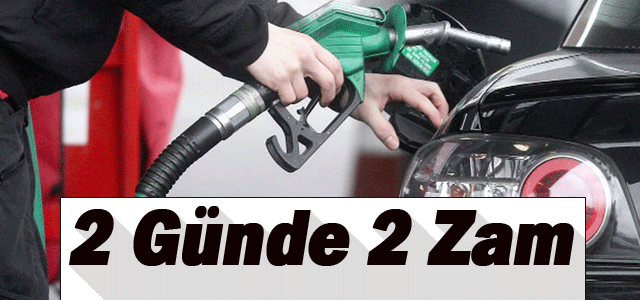 Motorin ve benzine zam