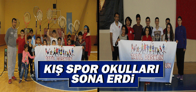 Kış Spor Okulları Sona Erdi