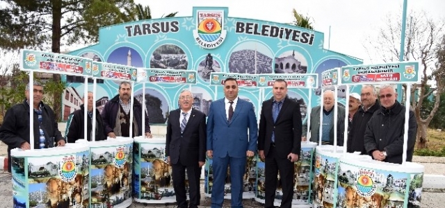 Tarsus Belediyesi Milli Piyangoculara Stant Hediye Etti