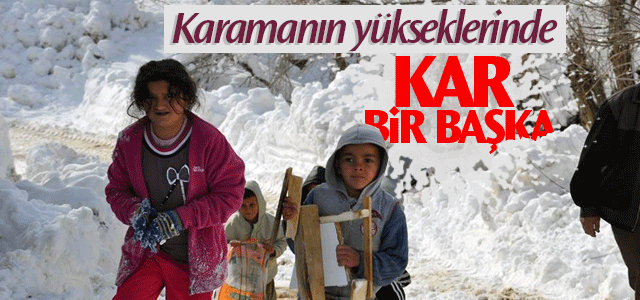 Kar yağışı yükseklerde etkili oluyor