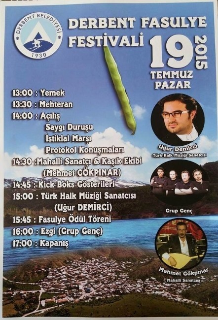 Derbent’te Fasulye Festivali Yapılacak