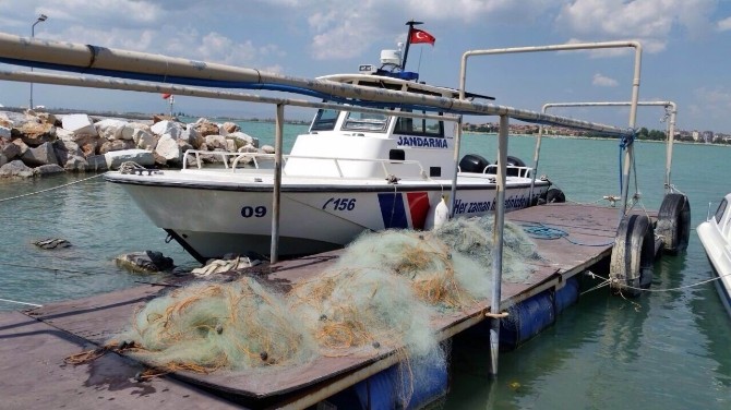 Beyşehir Gölü’nde Jandarmadan Hayalet Ağ Denetimi