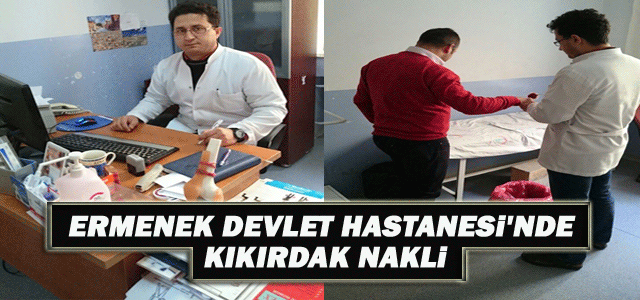 Ermenek Devlet Hastanesiʹnde Kıkırdak Nakli