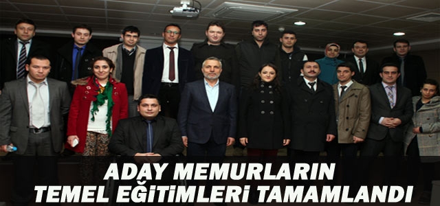 Kmü’de Aday Memurların Temel Eğitimleri Tamamlandı