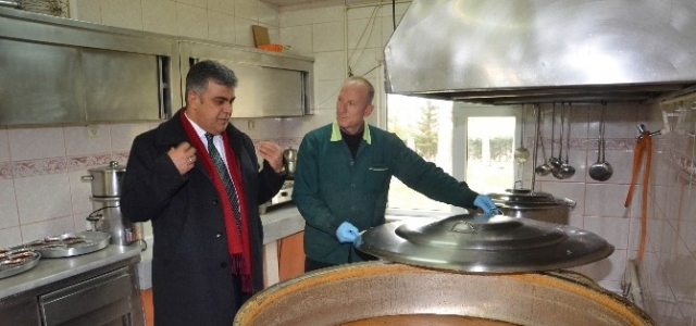 Başkan Özgüven AŞ Ocağını Denetledi