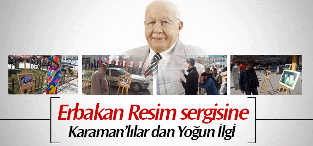 Saadet Partisi’nden Erbakan Resim Sergisi