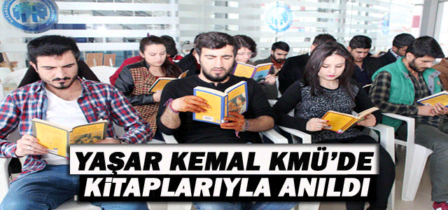 Kmü’de Yaşar Kemalli Kitap Okuma Etkinliği