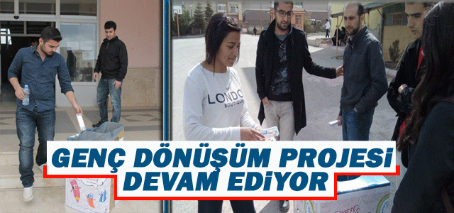 Karaman’da Genç Dönüşüm Projesi Devam Ediyor