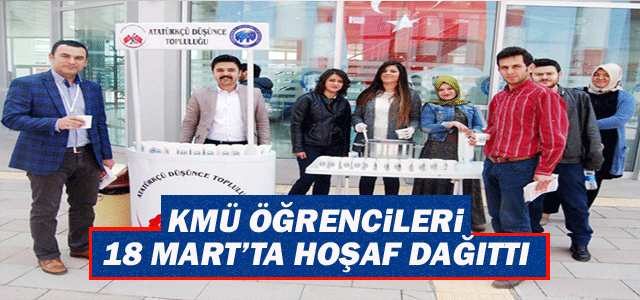 Kmü Öğrencileri 18 Mart’ta Hoşaf Dağıttı