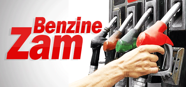 Benzinin litre fiyatına 4,5 kuruş zam yapıldı