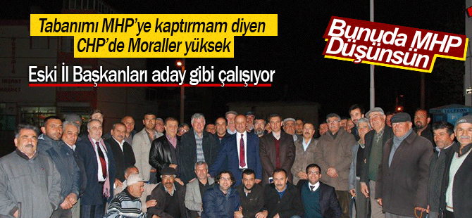 CHP'de moraller yüksek